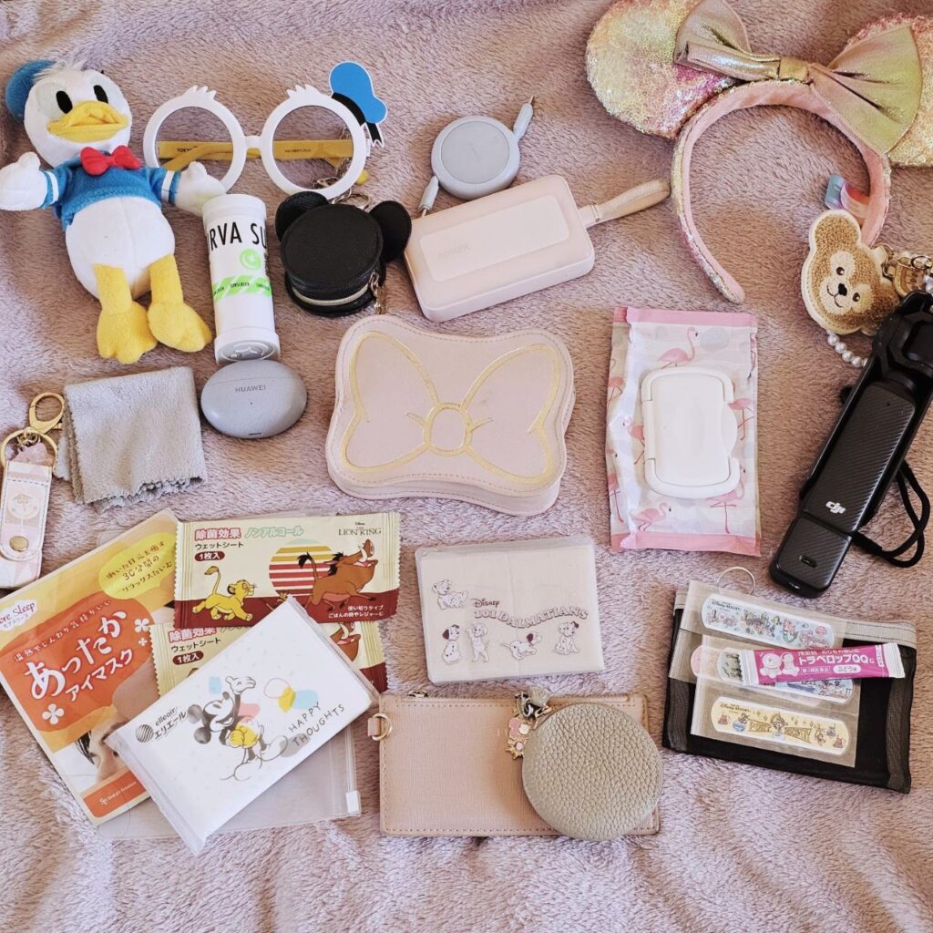 ディズニーのバッグの中身｜日帰りショルダーバッグ編
